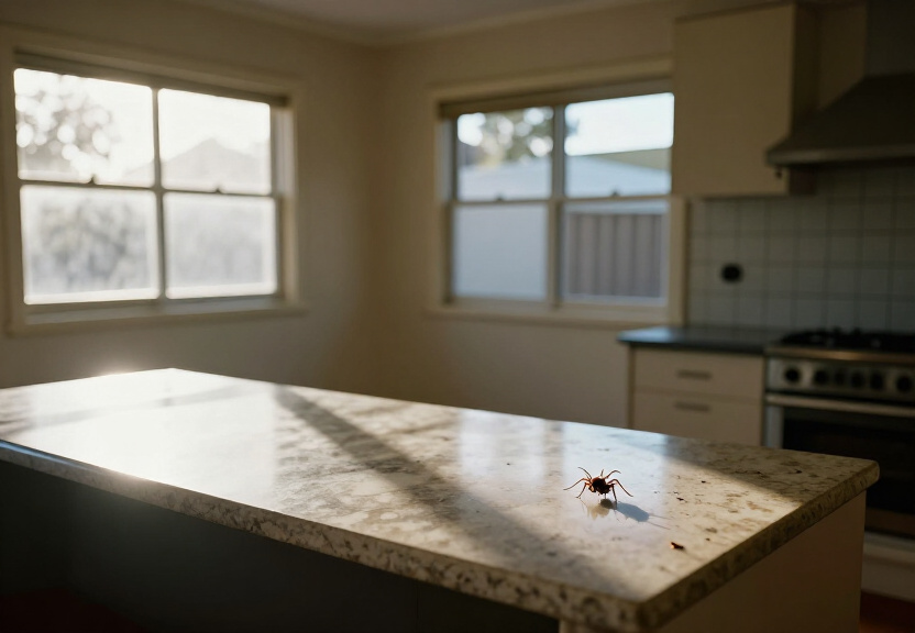 Ant trail in a Coogee bathroom before treatment